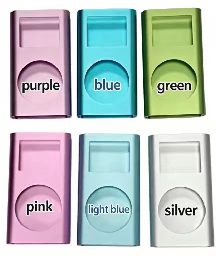 iPod mini housing shells in color options for repair parts wholesale