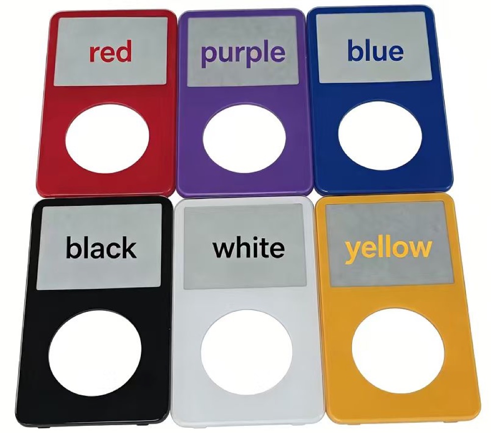 iPod video front faceplate options in multiple colors for wholesale repair parts